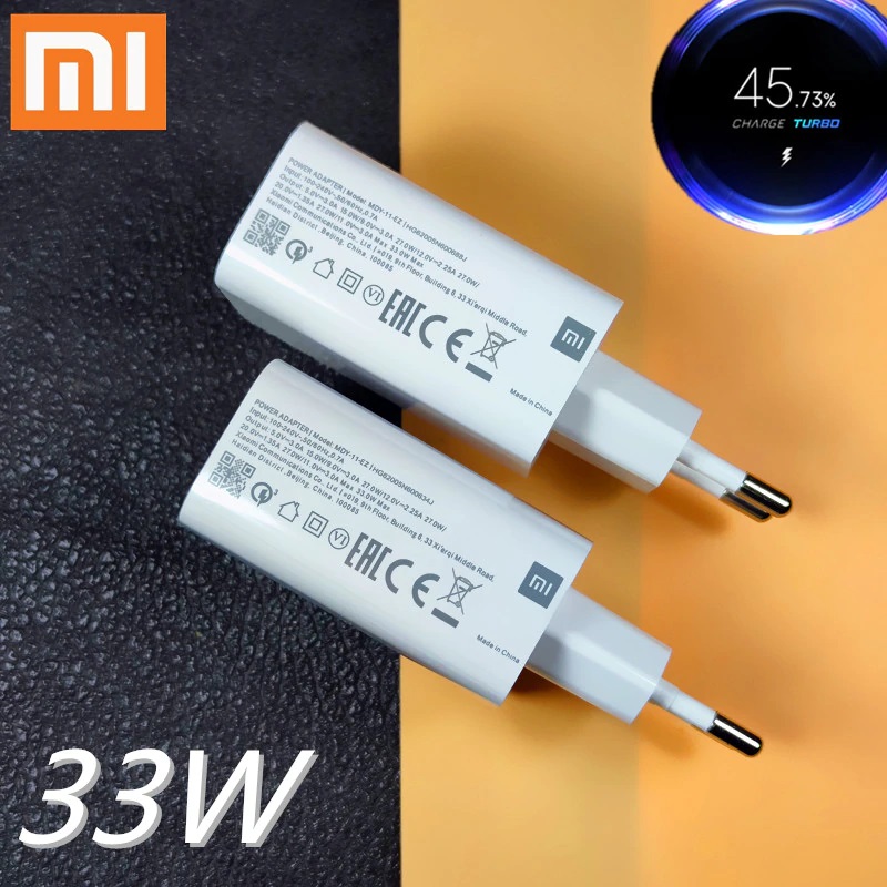 Mi 33W Quick Charge 3.0 Fast Charger Adapter Usb To Type-C For Mi 10 Pro/9 Pro/Redmi Note 8/Note 7/K20/K30/Pro Mix 3/Max 3 - Charger
