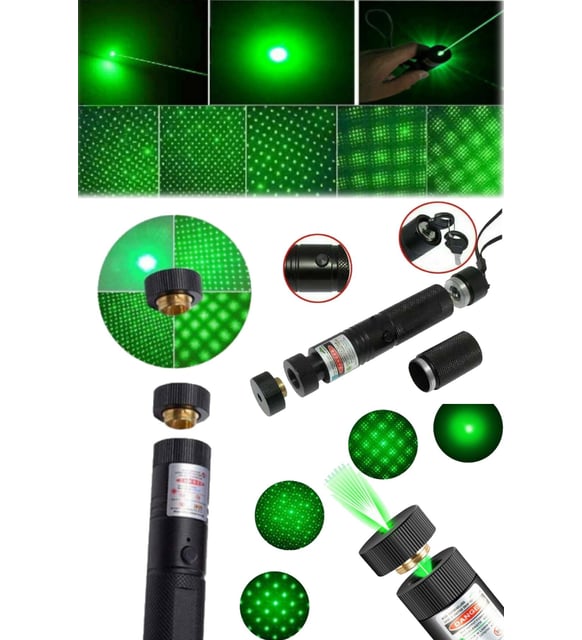 Powerful Rechargable Laser Pointer Light With Adjustable Focus 10 Mile - Laser Light